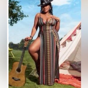 Shein dress with high slits